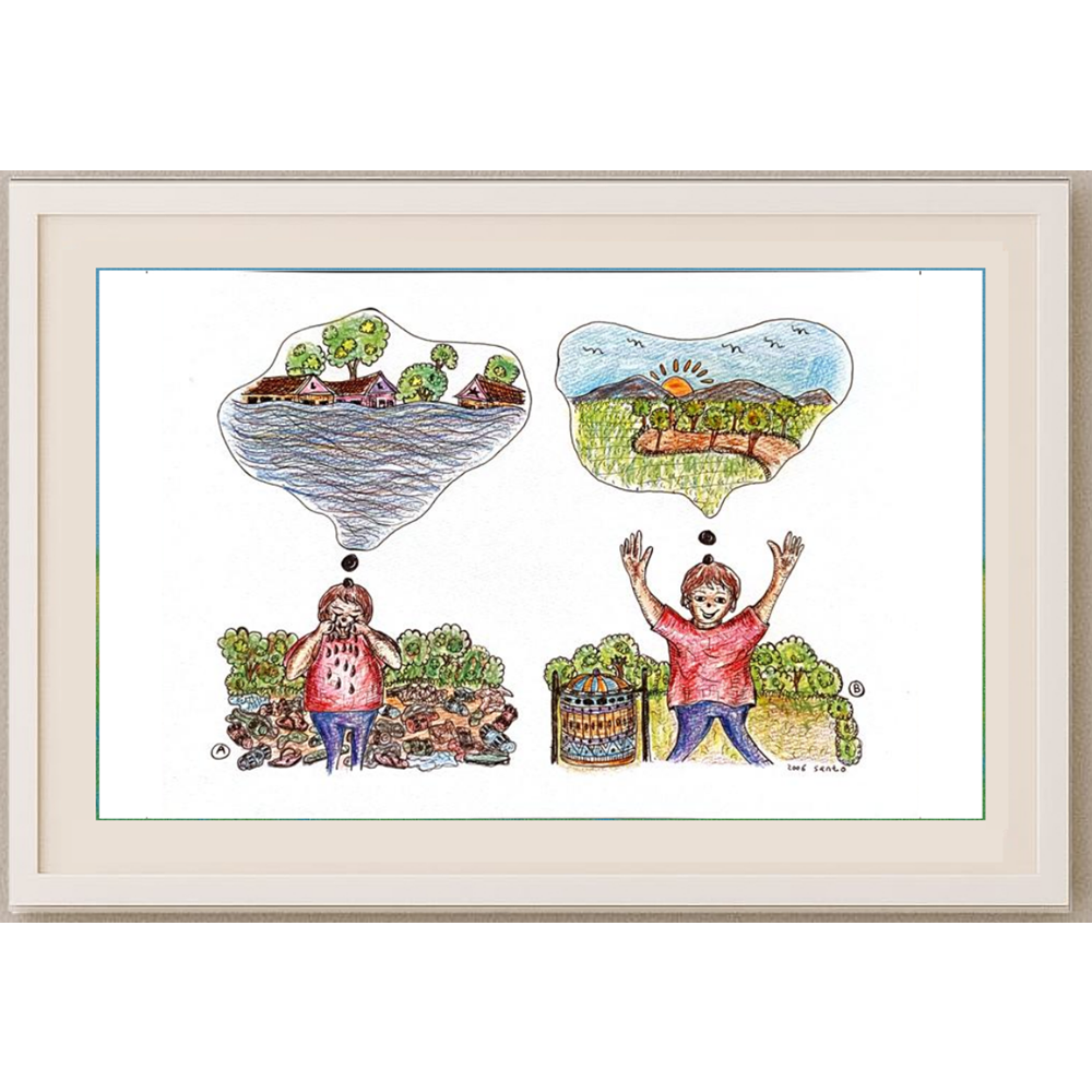 Susanto 29x21cm Orijinal Karikatür BOD00151
