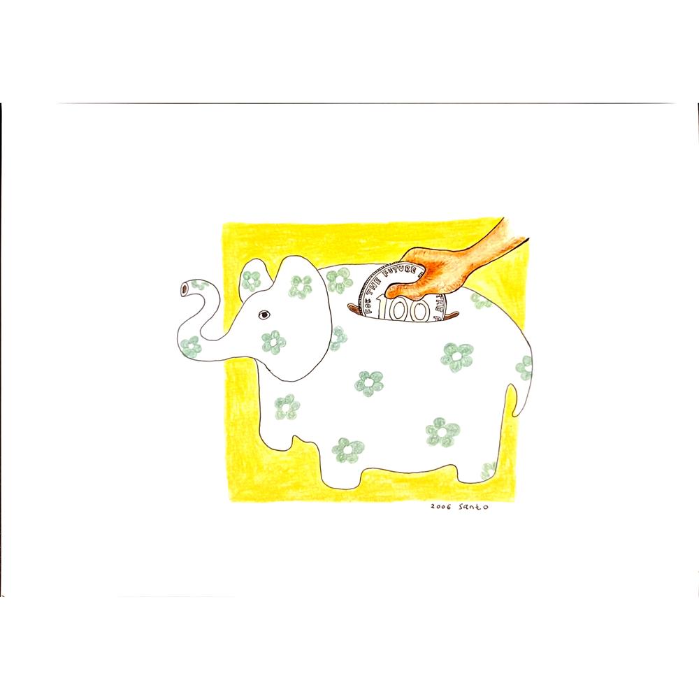 Susanto 29x21cm Orijinal Karikatür BOD00152