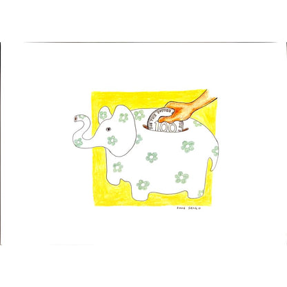 Susanto 29x21cm Orijinal Karikatür BOD00152