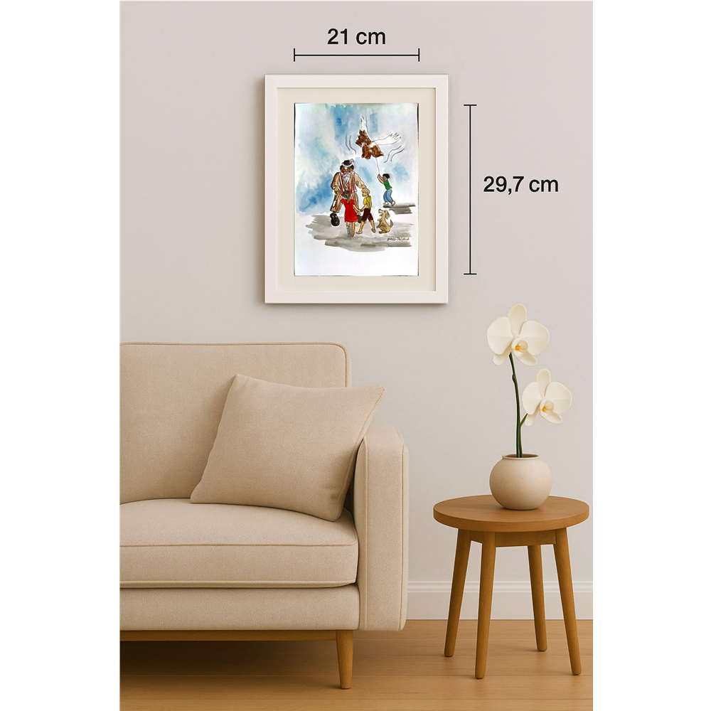 Zlatko Krstevski 29x21cm Original Cartoon BOD00156