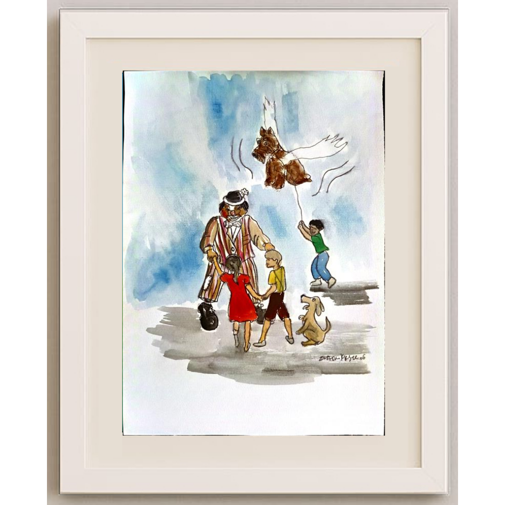 Zlatko Krstevski 29x21cm Original Cartoon BOD00156