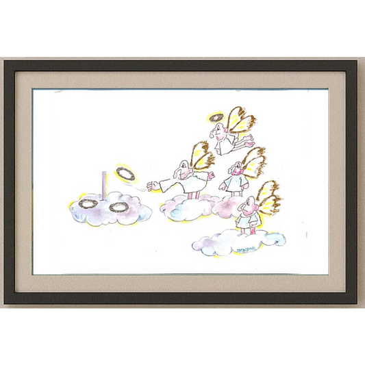 Serafim Bakoulis 29x21cm Orijinal Karikatür BOD00157