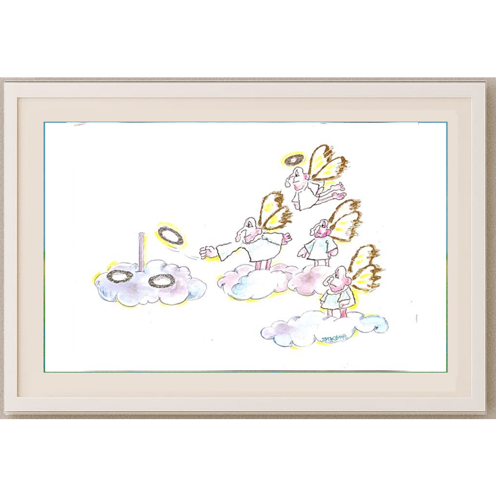 Serafim Bakoulis 29x21cm Orijinal Karikatür BOD00157