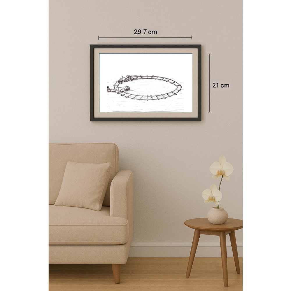 Mohammad Amin Aghaey 29x21cm Orijinal Karikatür BOD00164