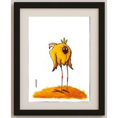 Mohammad Amin Aghaey 29x21cm Orijinal Karikatür BOD00165