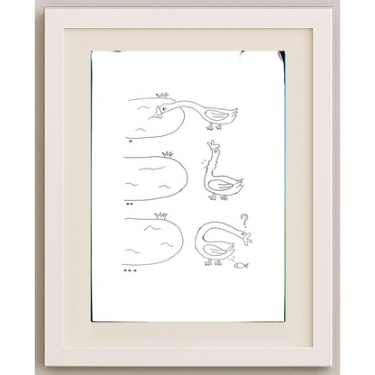 Yu Haoze 29x21cm Orijinal Karikatür BOD00169