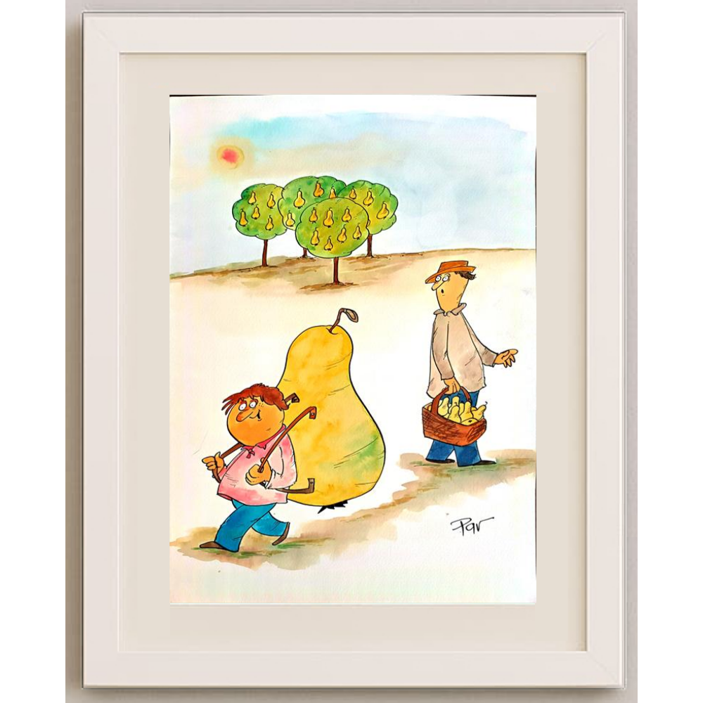 Vladimir Pavlik 43x30cm Orijinal Karikatür BOD00171