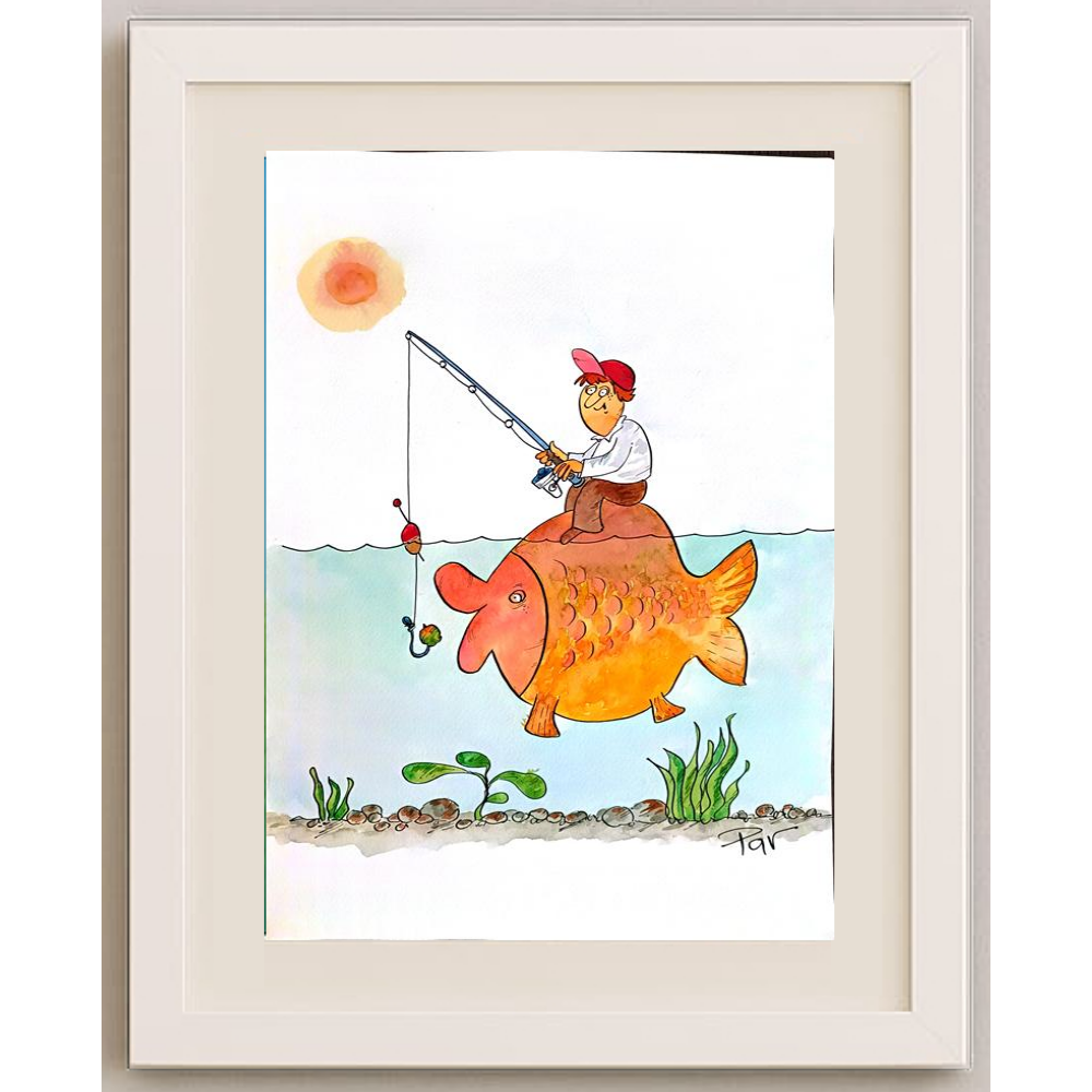 Vladimir Pavlik 43x30cm Orijinal Karikatür BOD00172