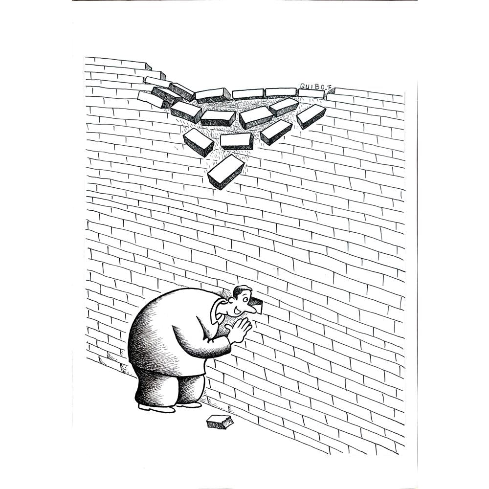 Feng Gui Bo 43x30cm Orijinal Karikatür BOD00173