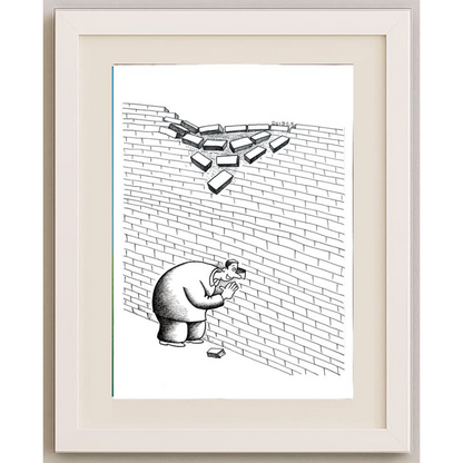Feng Gui Bo 43x30cm Orijinal Karikatür BOD00173