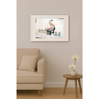 Feng Gui Bo 43x30cm Orijinal Karikatür BOD00177