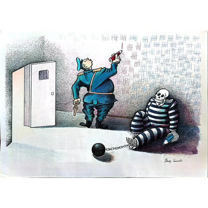 Feng Gui Bo 43x30cm Orijinal Karikatür BOD00178