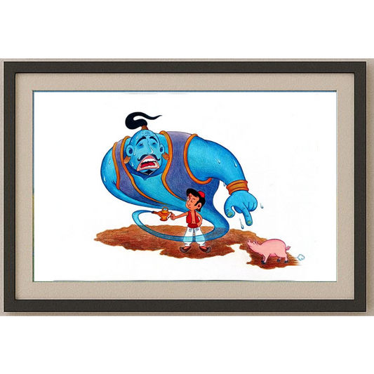 Benjasit Tumying 43x30cm Orijinal Karikatür BOD00179