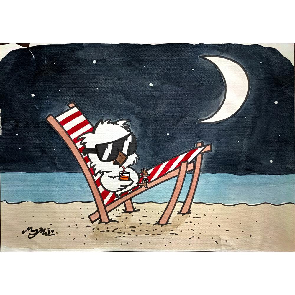Mohammad Javad Mohommadi 40x30cm Original Cartoon BOD00189