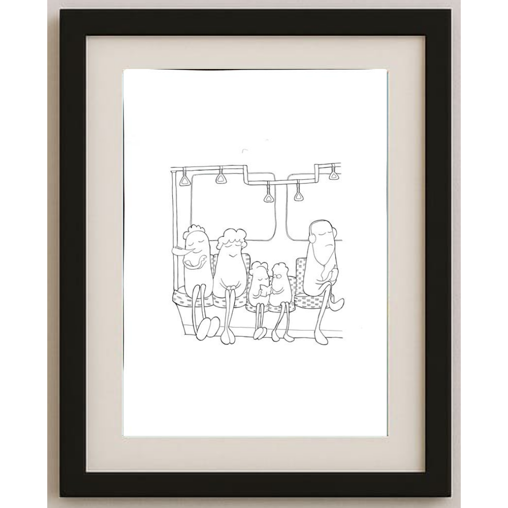 Kim Dae Hong 40x30cm Original Cartoon BOD00193