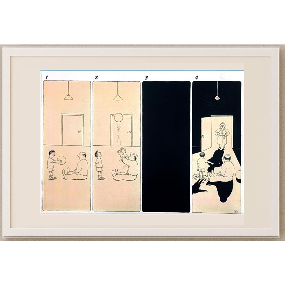 Yuri Ochakovski 43x30cm Orijinal Karikatür BOD00197