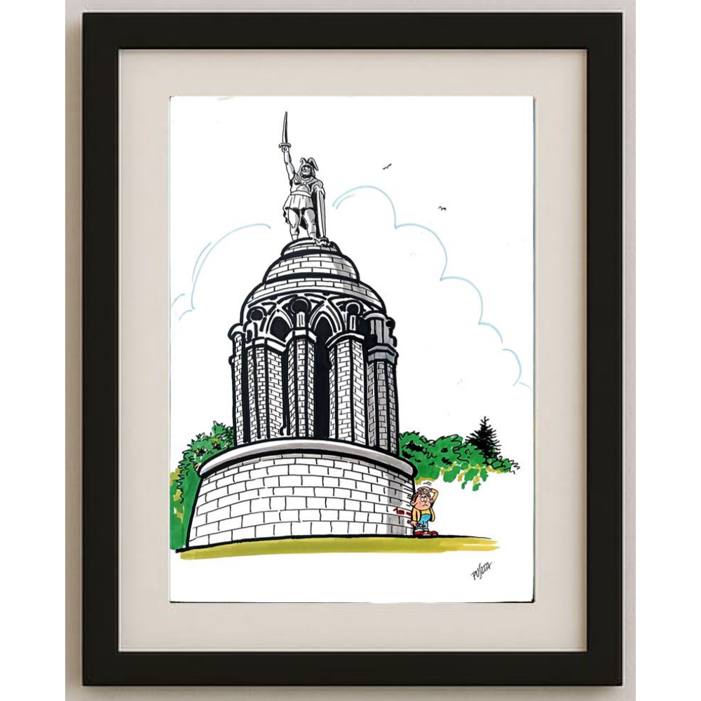 Peter Puszta 43x30cm Orijinal Karikatür BOD00202