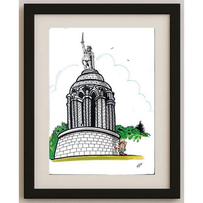 Peter Puszta 43x30cm Orijinal Karikatür BOD00202