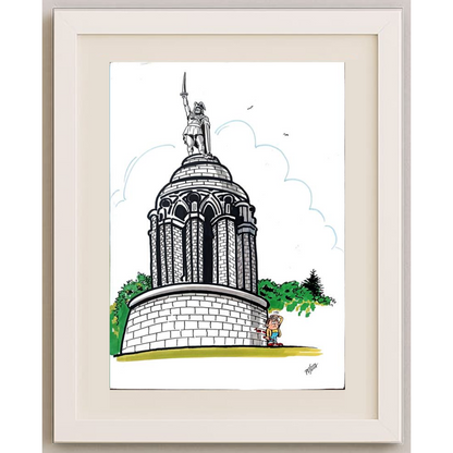 Peter Puszta 43x30cm Orijinal Karikatür BOD00202