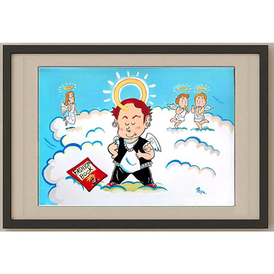 Riyako Kasuge 43x30cm Orijinal Karikatür BOD00205