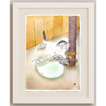Harumi Imahase 43x30cm Orijinal Karikatür BOD00207