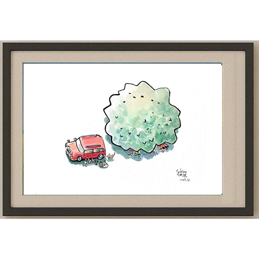 Yukio Shinohara 33x25cm Orijinal Karikatür BOD00219