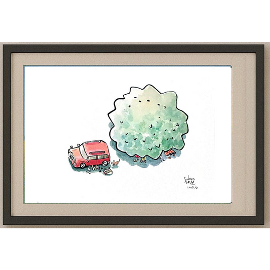 Yukio Shinohara 33x25cm Orijinal Karikatür BOD00219