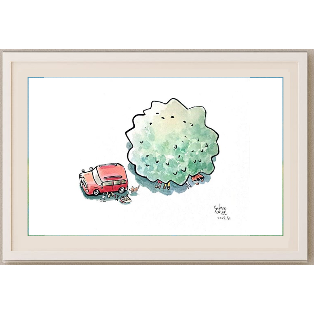 Yukio Shinohara 33x25cm Orijinal Karikatür BOD00219