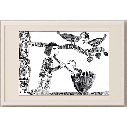 Sztefanyuk Olga 43x30cm Orijinal Karikatür BOD00220