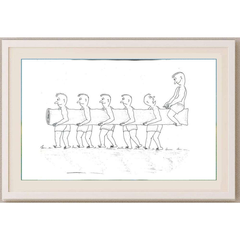 Gangadhar 36x29cm Orijinal Karikatür BOD00222