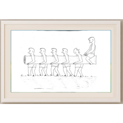 Gangadhar 36x29cm Orijinal Karikatür BOD00222