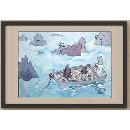 Hashi Yoshihisa 43x30cm Orijinal Karikatür BOD00223