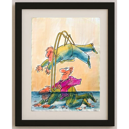 Ignjat Gatalo 43x30cm Original Cartoon BOD00225