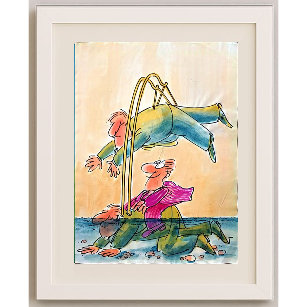 Ignjat Gatalo 43x30cm Original Cartoon BOD00225