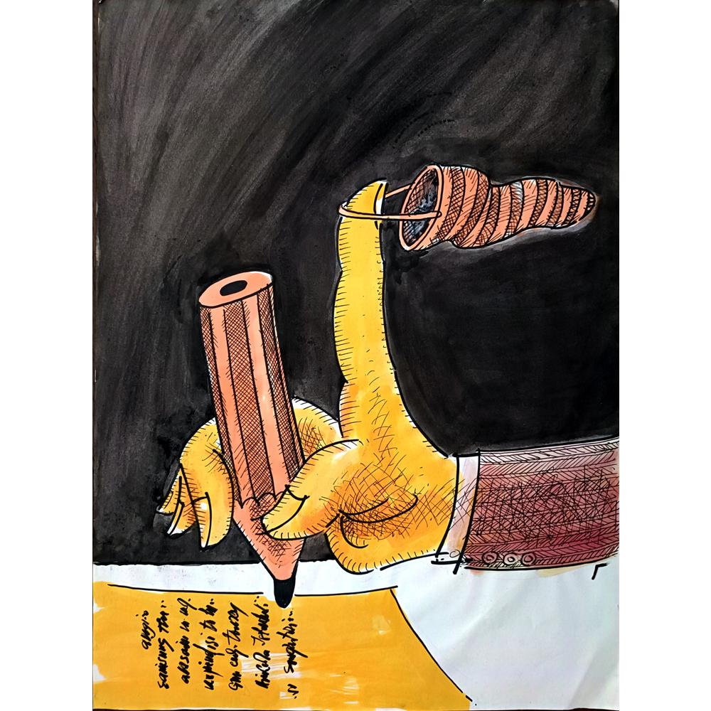 Ignjat Gatalo 43x30cm Original Cartoon BOD00227