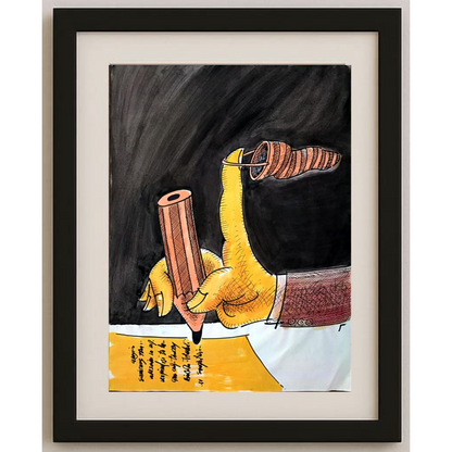 Ignjat Gatalo 43x30cm Original Cartoon BOD00227
