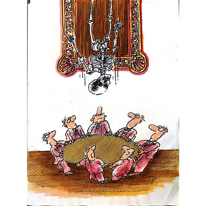 Ignjat Gatalo 43x30cm Orijinal Karikatür BOD00228