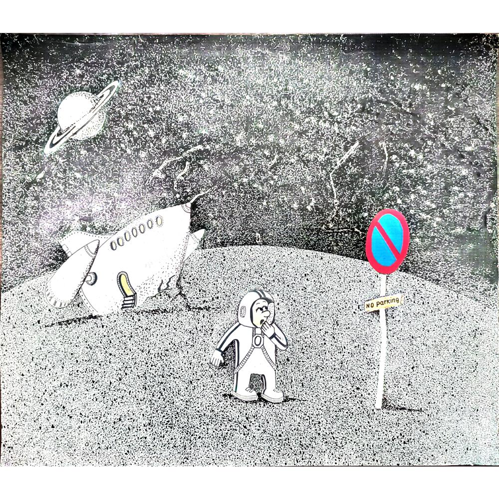 Zdravko Beshendzhiev 43x36cm Original Cartoon BOD00240