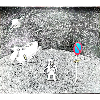 Zdravko Beshendzhiev 43x36cm Original Cartoon BOD00240