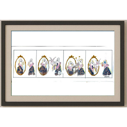 Serafim Bakoulis 43x15cm Orijinal Karikatür BOD00241