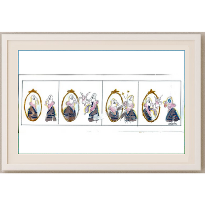 Serafim Bakoulis 43x15cm Orijinal Karikatür BOD00241