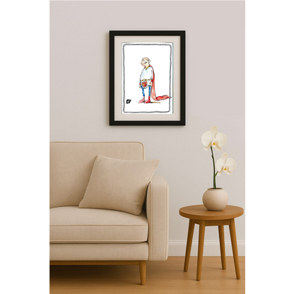 Ion Barbu 35x25cm Original Cartoon BOD00245