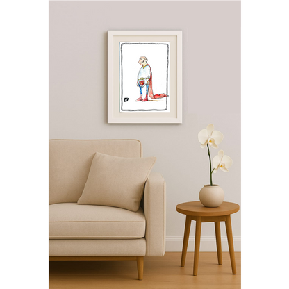 Ion Barbu 35x25cm Original Cartoon BOD00245