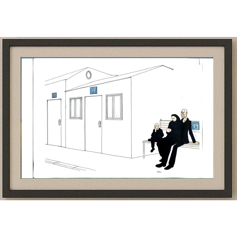 Hrvese Kovacevic 43x30cm Orijinal Karikatür BOD00249