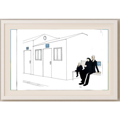 Hrvese Kovacevic 43x30cm Orijinal Karikatür BOD00249