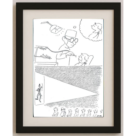 Norio Yamano 36x26cm Orijinal Karikatür BOD00254