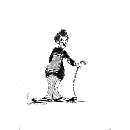 Kiyarash Zandi 36x26cm Orijinal Karikatür BOD00255