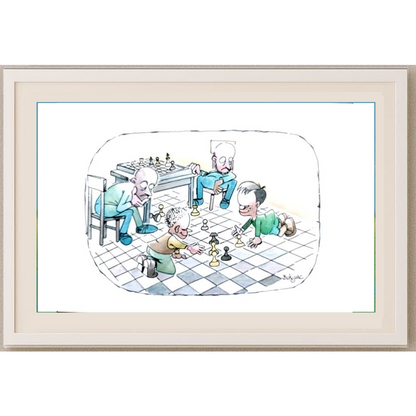 Milan Bukovac 29x21cm Orijinal Karikatür BOD00264