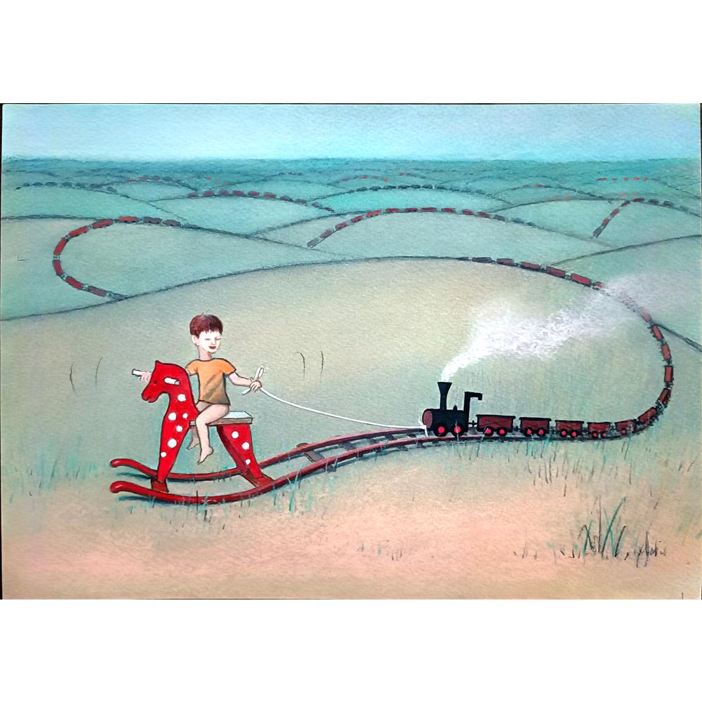 Jerzy Gkuszek 29x21cm Orijinal Karikatür BOD00268