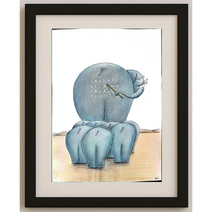 Masoud Ziaei Zardkhashoei 29x21cm Original Cartoon BOD00276